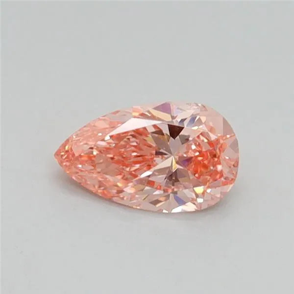 0.50ct Pear Lab Grown Diamond (Colour Fancy Vivid Pink, Clarity SI2, IGI Certified)
