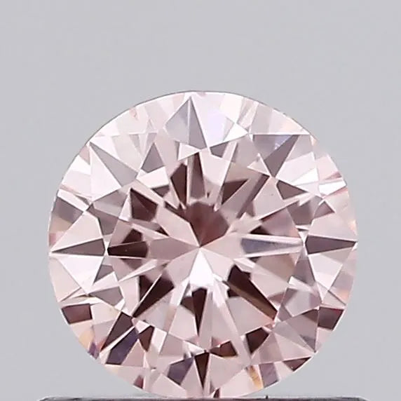 0.50ct Round Lab Grown Diamond (Colour Fancy Intense Pink, Clarity VVS2, Cut VG, IGI Certified)