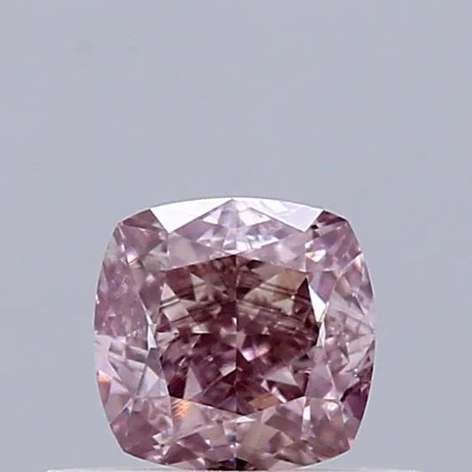0.51ct Cushion modified Natural Diamond (Colour Fancy Pink, Clarity SI2, GIA Certified)