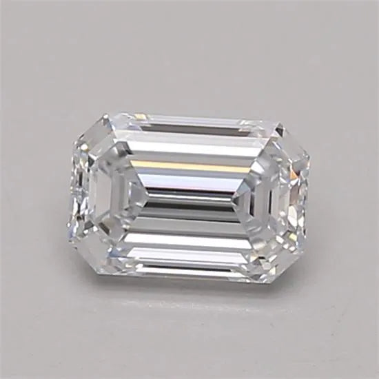 0.51ct Emerald Lab Grown Diamond (Colour F, Clarity VVS1, Cut EX, IGI Certified)