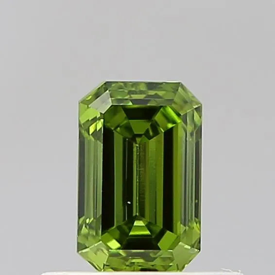 0.51ct Emerald Lab Grown Diamond (Colour Fancy Vivid Green, Clarity VS2, IGI Certified)