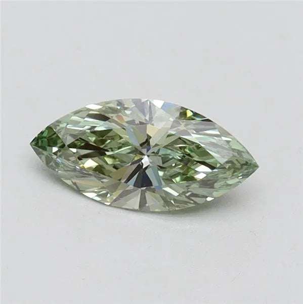 0.51ct Marquise Lab Grown Diamond (Colour Fancy Intense Green, Clarity VS1, IGI Certified)