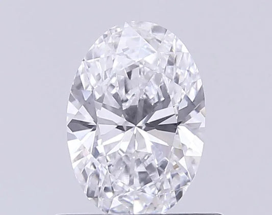 0.51ct Oval Lab Grown Diamond (Colour D, Clarity VVS2, IGI Certified)