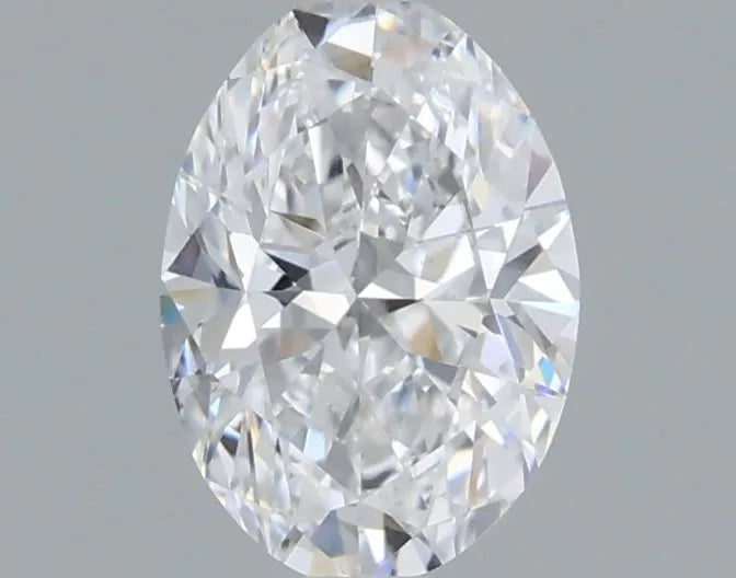 0.51ct Oval Lab Grown Diamond (Colour D, Clarity VVS2, IGI Certified)