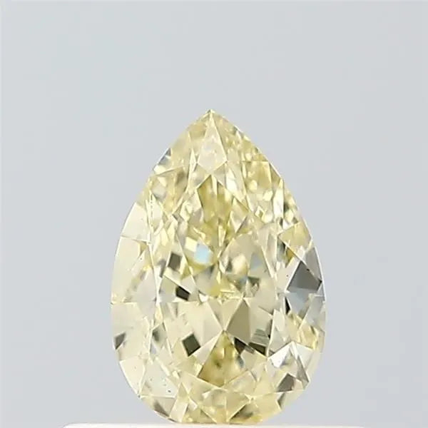 0.51ct Pear Lab Grown Diamond (Colour Fancy Light Yellow, Clarity VVS2, IGI Certified)