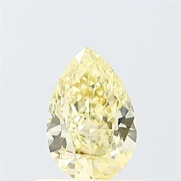 0.51ct Pear Lab Grown Diamond (Colour Fancy Light Yellow, Clarity VVS2, IGI Certified)