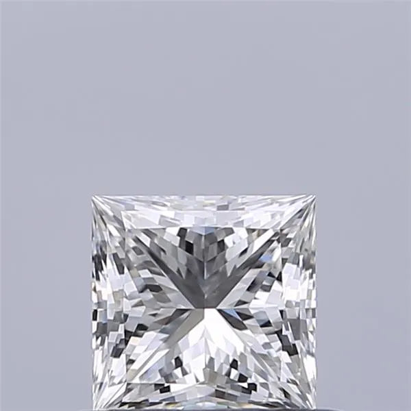 0.51ct Princess Natural Diamond (Colour F, Clarity VS1, Cut EX, IGI Certified)