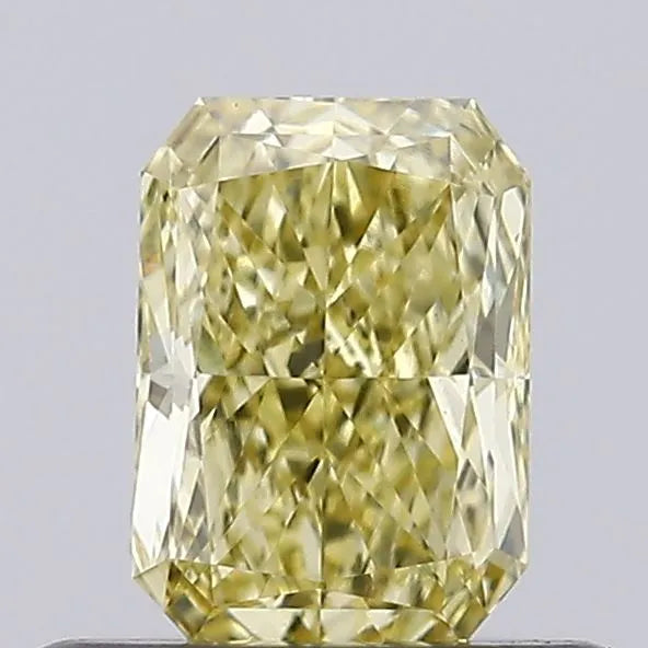 0.51ct Radiant Lab Grown Diamond (Colour Fancy Intense Yellow, Clarity VS1, Cut GD, IGI Certified)
