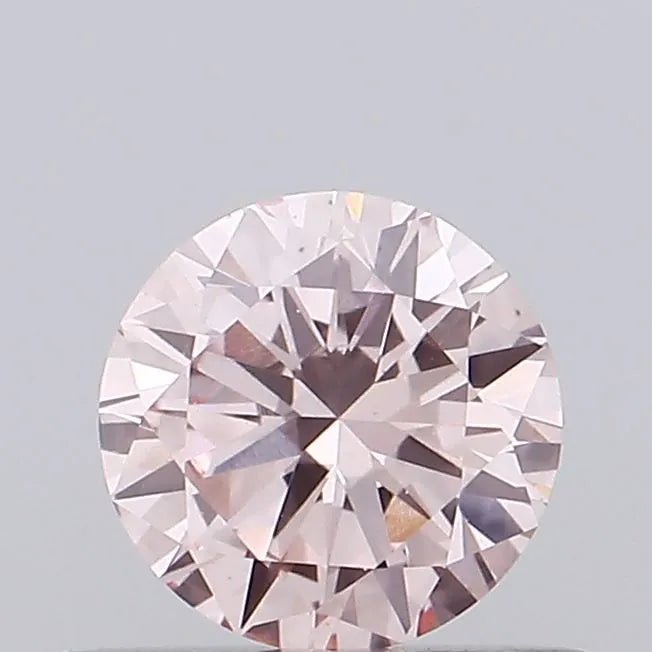 0.51ct Round Lab Grown Diamond (Colour Fancy Intense Pink, Clarity VS1, Cut VG, IGI Certified)