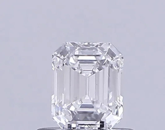 0.52ct Emerald Lab Grown Diamond (Colour D, Clarity VVS2, IGI Certified)