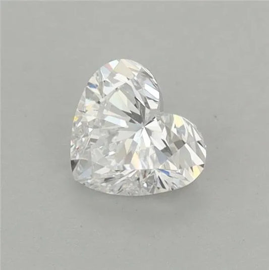 0.52ct Heart Lab Grown Diamond (Colour D, Clarity VVS2, IGI Certified)