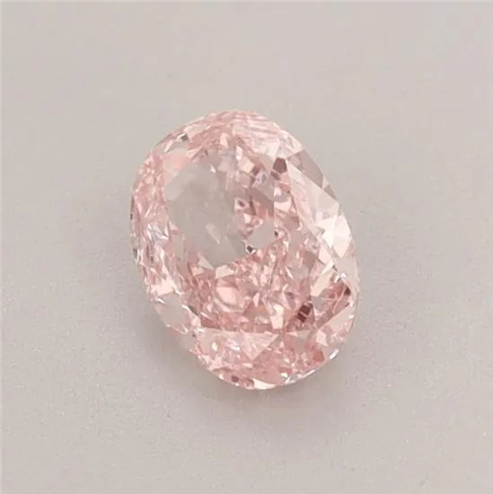 0.52ct Oval Lab Grown Diamond (Colour Fancy Vivid Pink, Clarity VS1, IGI Certified)