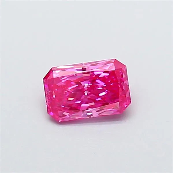 0.52ct Radiant Lab Grown Diamond (Colour Fancy Vivid Pink, Clarity VS1, IGI Certified)