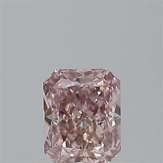 0.52ct Radiant Natural Diamond (Colour Fancy Pink, Clarity VS2, GIA Certified)