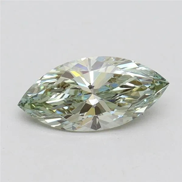 0.53ct Marquise Lab Grown Diamond (Colour Fancy Intense Green, Clarity VS1, IGI Certified)