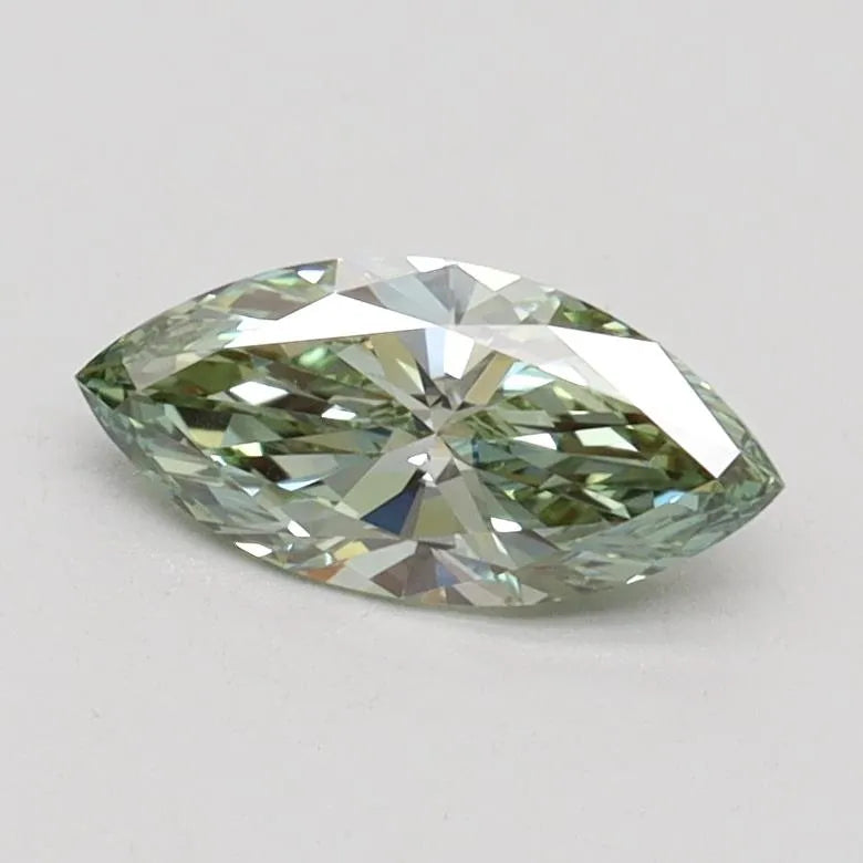 0.53ct Marquise Lab Grown Diamond (Colour Fancy Intense Green, Clarity VVS2, IGI Certified)
