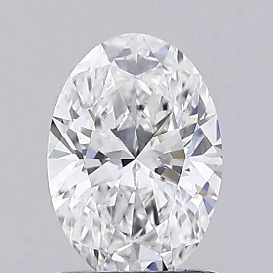 0.53ct Oval Lab Grown Diamond (Colour D, Clarity IF, Cut EX, IGI Certified)