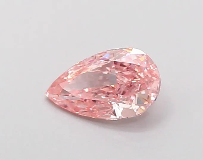 0.53ct Pear Lab Grown Diamond (Colour Fancy Intense Pink, Clarity VS2, IGI Certified)