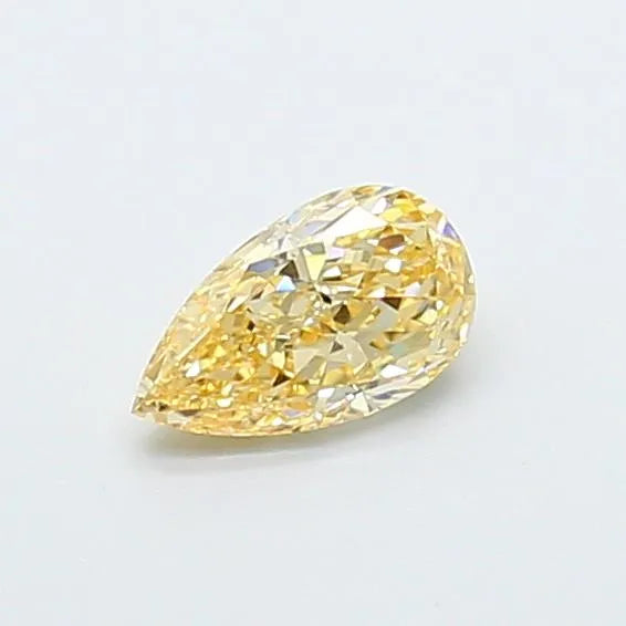 0.53ct Pear Lab Grown Diamond (Colour Fancy Light Yellow, Clarity VVS2, IGI Certified)