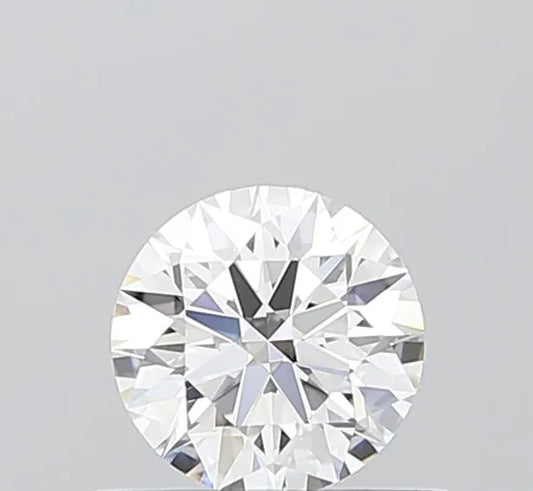0.53ct Round Lab Grown Diamond (Colour D, Clarity VVS2, Cut ID, IGI Certified)