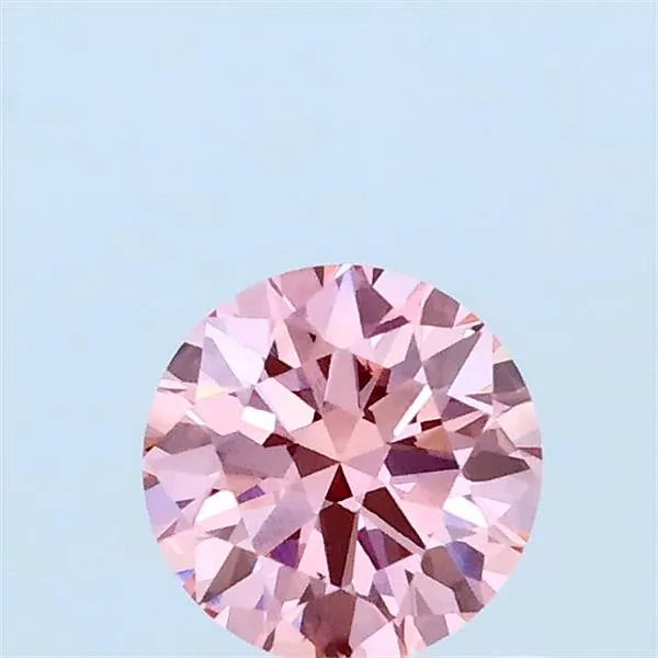0.53ct Round Lab Grown Diamond (Colour Fancy Vivid Pink, Clarity VS1, Cut ID, IGI Certified)