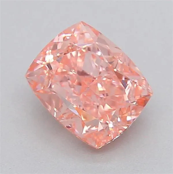 0.54ct Cushion modified Lab Grown Diamond (Colour Fancy Intense Pink, Clarity VS1, IGI Certified)