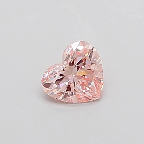 0.54ct Heart Lab Grown Diamond (Colour Fancy Intense Pink, Clarity VS2, IGI Certified)