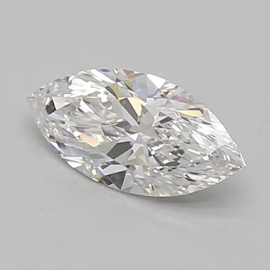 0.54ct Marquise Lab Grown Diamond (Colour E, Clarity IF, Cut EX, IGI Certified)