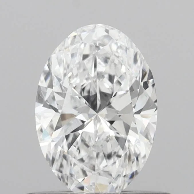 0.54ct Oval Lab Grown Diamond (Colour D, Clarity VVS2, IGI Certified)