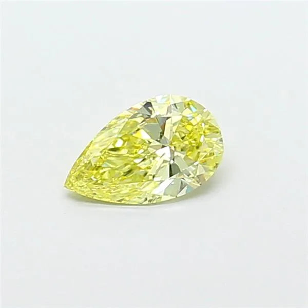 0.54ct Pear Lab Grown Diamond (Colour Fancy Yellow, Clarity VVS2, IGI Certified)