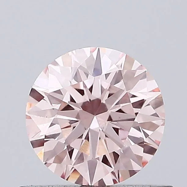 0.54ct Round Lab Grown Diamond (Colour Fancy Intense Pink, Clarity VS1, Cut ID, IGI Certified)