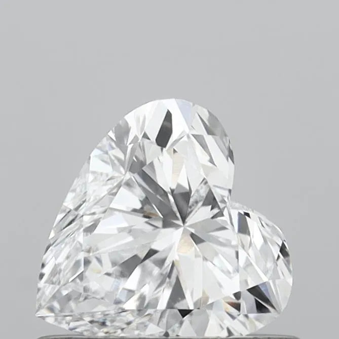0.55ct Heart Lab Grown Diamond (Colour E, Clarity VVS2, IGI Certified)