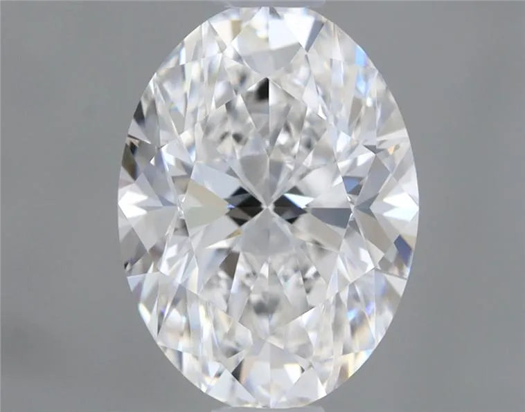 0.55ct Oval Natural Diamond (Colour E, Clarity IF, Cut VG, IGI Certified)
