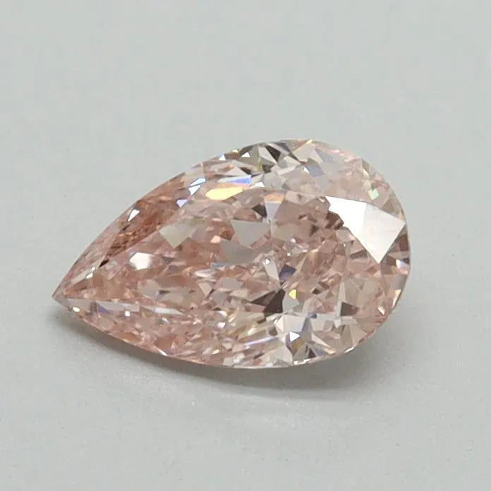 0.55ct Pear Lab Grown Diamond (Colour Fancy Intense Pink, Clarity VS1, IGI Certified)