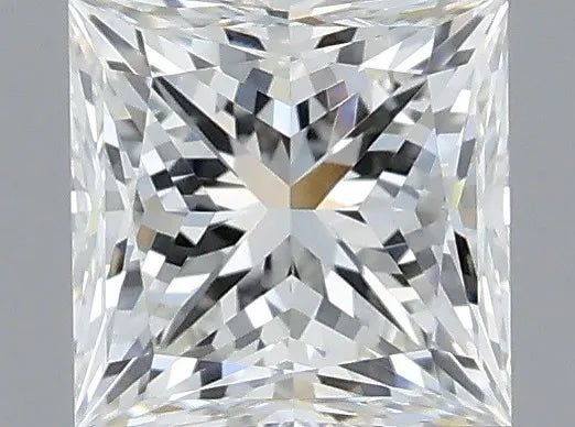 0.55ct Princess Natural Diamond (Colour J, Clarity VVS1, GIA Certified)