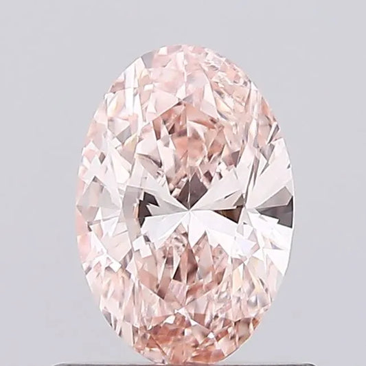 0.56ct Oval Lab Grown Diamond (Colour Fancy Pink, Clarity VVS2, IGI Certified)