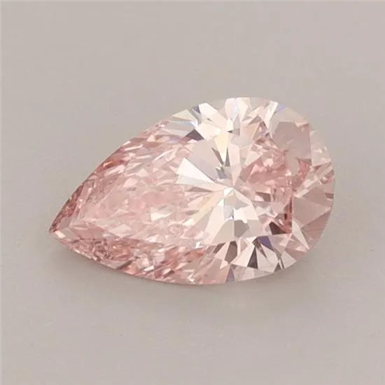 0.56ct Pear Lab Grown Diamond (Colour Fancy Vivid Pink, Clarity VS1, IGI Certified)