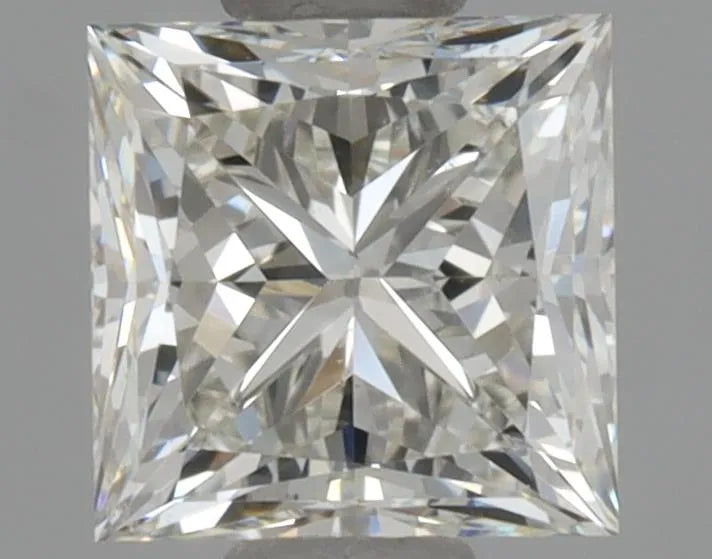 0.57ct Princess Natural Diamond (Colour J, Clarity VS2, GIA Certified)
