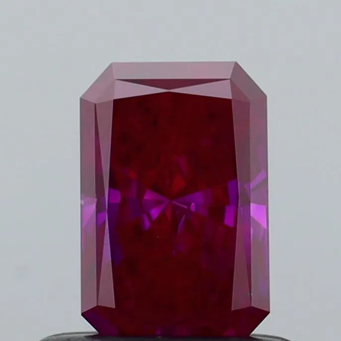 0.57ct Radiant Lab Grown Diamond (Colour Fancy Deep Pink, Clarity VS1, IGI Certified)