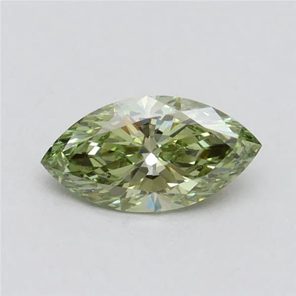 0.58ct Marquise Lab Grown Diamond (Colour Fancy Intense Green, Clarity VS1, IGI Certified)
