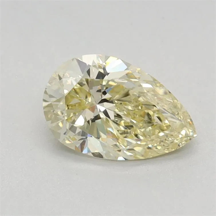0.58ct Pear Lab Grown Diamond (Colour Fancy Light Yellow, Clarity VVS2, IGI Certified)