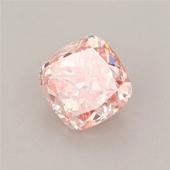 0.59ct Cushion brilliant Lab Grown Diamond (Colour Fancy Intense Pink, Clarity VS1, IGI Certified)