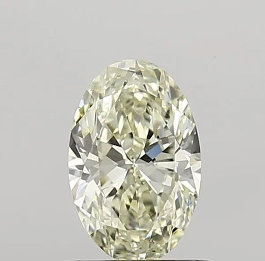 0.59ct Oval Natural Diamond (Colour K, Clarity SI2, GIA Certified)