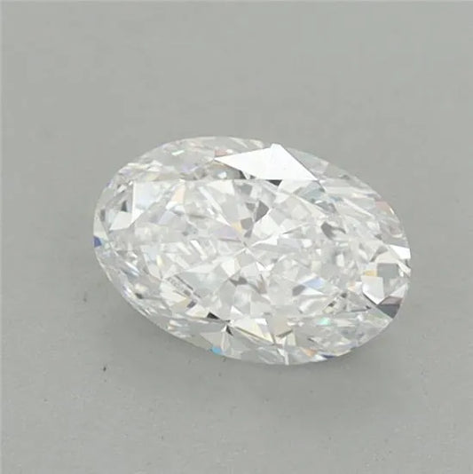0.60ct Oval Lab Grown Diamond (Colour D, Clarity VVS2, IGI Certified)