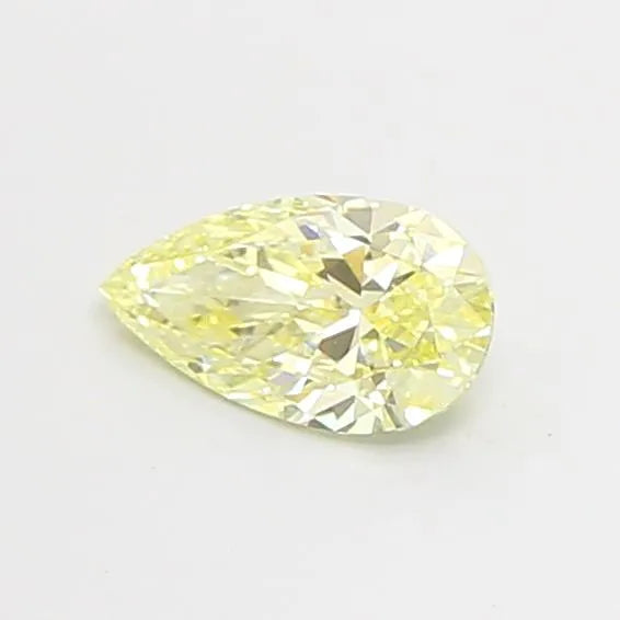 0.60ct Pear Lab Grown Diamond (Colour Fancy Yellow, Clarity VS1, IGI Certified)