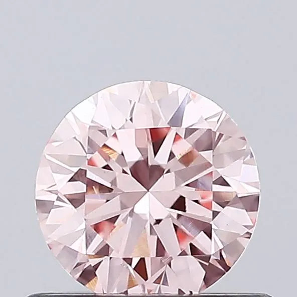 0.60ct Round Lab Grown Diamond (Colour Fancy Intense Pink, Clarity VS1, Cut VG, IGI Certified)