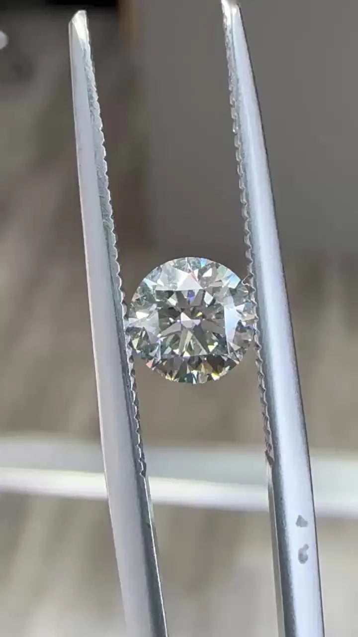 0.60ct Round Natural Diamond (Colour H, Clarity VS1, Cut ID, EGL Certified)