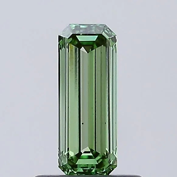 0.61ct Emerald Lab Grown Diamond (Colour Fancy Vivid Green, Clarity VS1, IGI Certified)