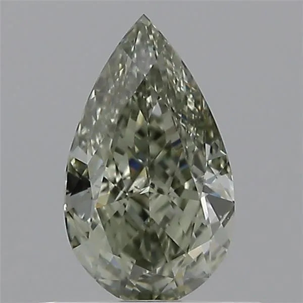 0.61ct Pear Natural Diamond (Colour Fancy Green, Clarity VS2, GIA Certified)