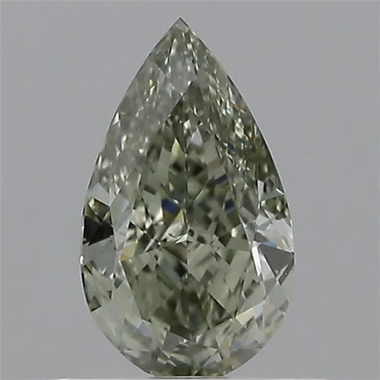 0.61ct Pear Natural Diamond (Colour Fancy Green, Clarity VS2, GIA Certified)